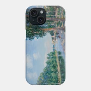 Saint-Mammes. June Sunshine by Alfred Sisley Phone Case