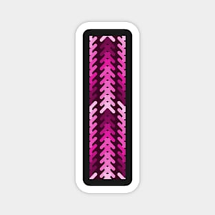 Hot pink arrow heads Magnet