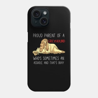 Proud Parents of Greyhound Pet Lover Phone Case