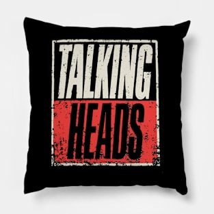 Talking Heads Vintage Pillow