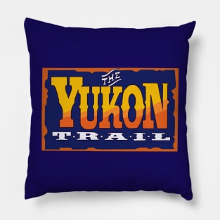 The Yukon Trail Game Classic Logo Pillow