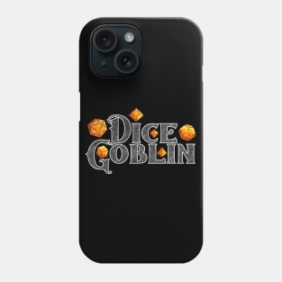 Dice Goblin Orange Sunburst Dice Phone Case