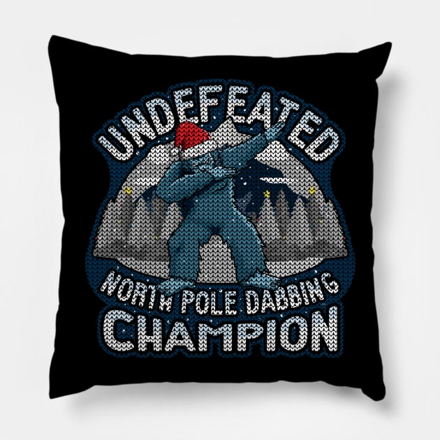 Dabbing Yeti Pillow by RadStar