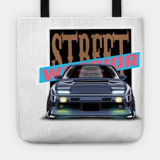 nissan s13 240sx gray Tote