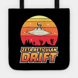 Zeta Reticulan Drift Funny Alien Shirt Tote