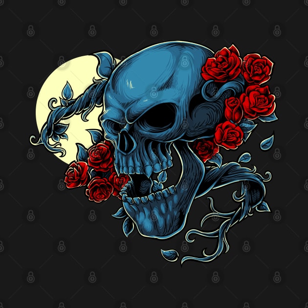 Rose and Skull by casikancil