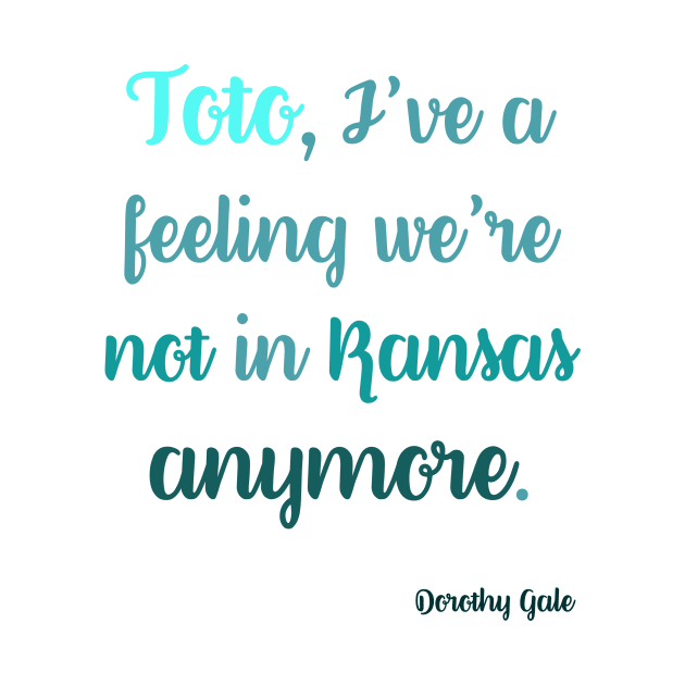 Toto, I've a feeling we're not in Kansas anymore. by Voishalk