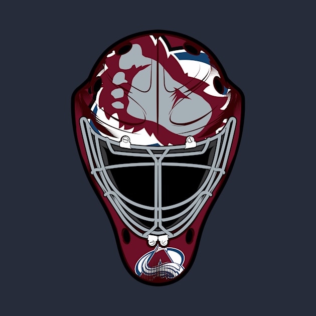 Colorado Foot Goalie Mask by Mile High Empire