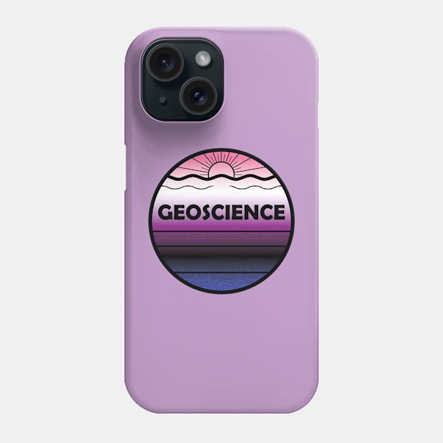 Genderfluid Pride Geoscience Cross Section Phone Case by Gottalottarocks