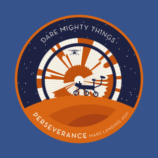 Mars Perseverance Rover Parachute (all backgrounds) T-Shirt