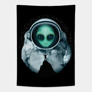 Giant Alien Astronaut Tapestry