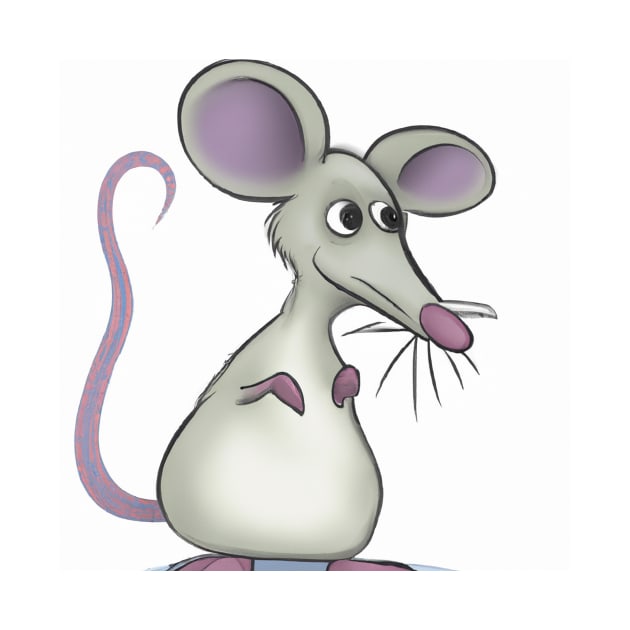 Cute Rat Drawing by Play Zoo