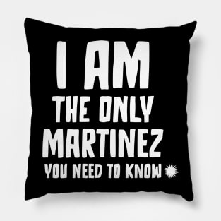 The Martinez Authority Pillow