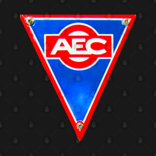 Vintage AEC commercial vehicle grille badge by soitwouldseem