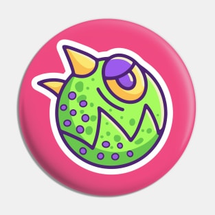 Cute Monster Head 5 Pin