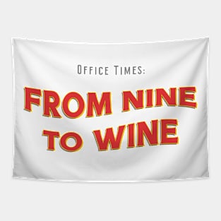 From Nine to Wine Tapestry