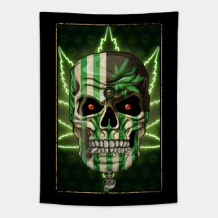 Toke Flag Skull Tapestry