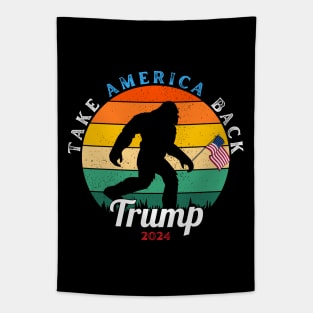 BIGFOOT TAKE AMERICA BACK! Tapestry