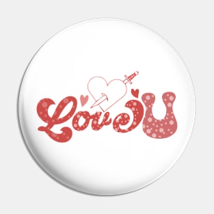 I Love You Pin