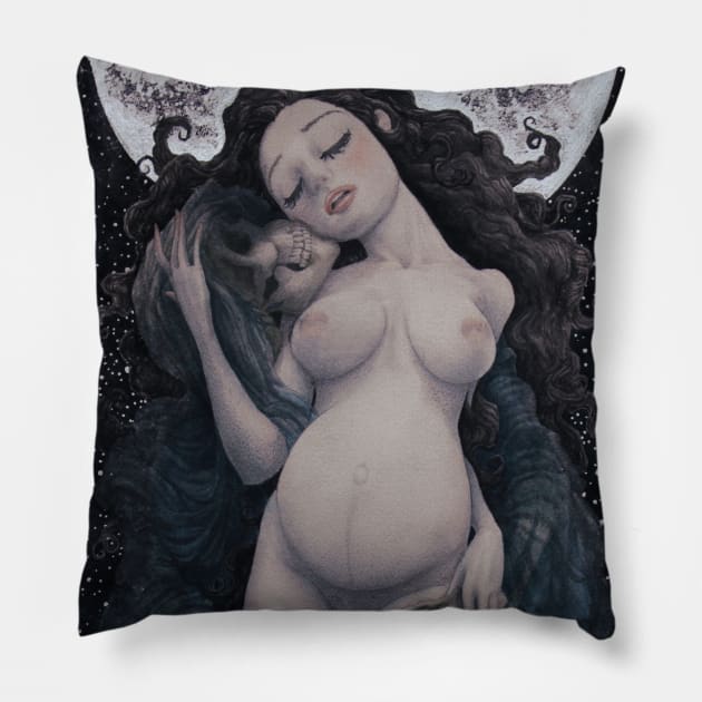 Sempre Nunquam Pillow by PandoraYoung