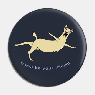 Llama Be Your Friend! Pin