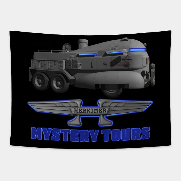 Herkimer Mystery Tours Tapestry by DistractedGeek