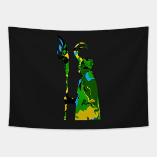 Marbled God of mischief Tapestry