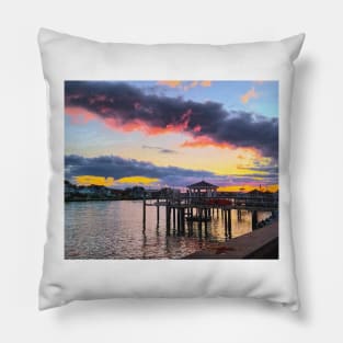 Shark River Sundown Pillow