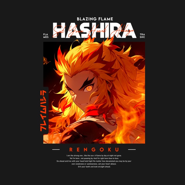 Flame Hashira - Demon Slayer by trashcandy