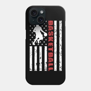 Basketball American Flag - US Sports Phone Case