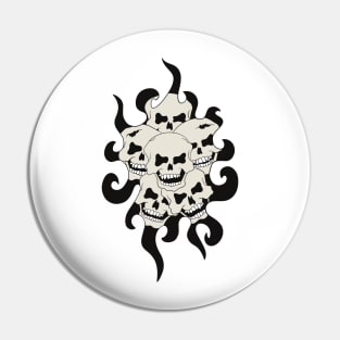 Skull Tattoo Design - Skulls Of The Dead Pin