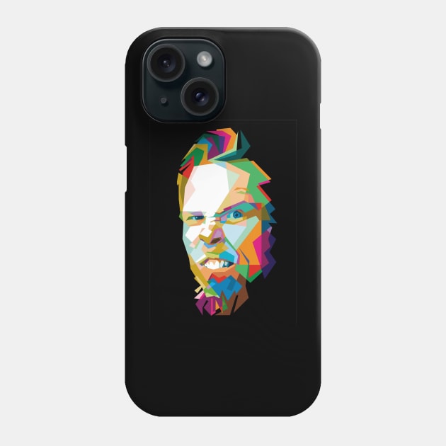 james hetfield WPAP Phone Case by pucil03