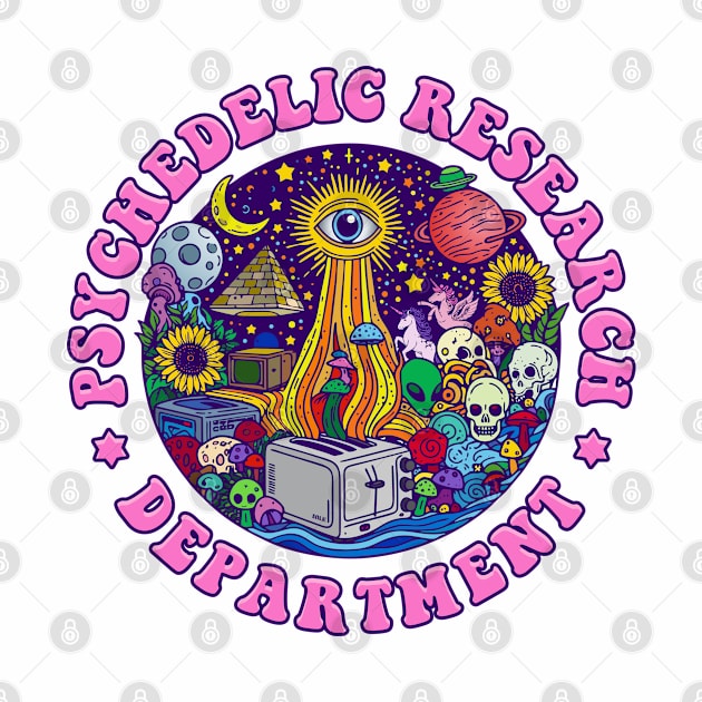 Psychedelic Research Department by DavesTees