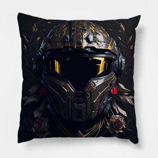 Halo Master Chief Helmet 01 - Gold & Rose COLLECTION Pillow