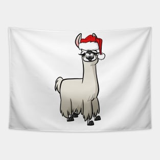 Christmas Llama Tapestry