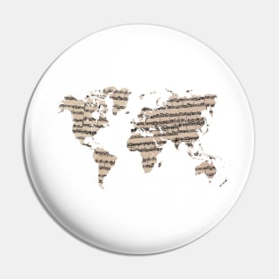 world map music #worldmap #music Pin