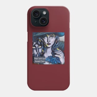 don't give me google eyes Phone Case