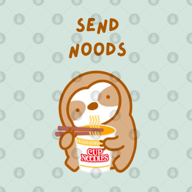 Send Noods Cup Noodles Sloth by theslothinme