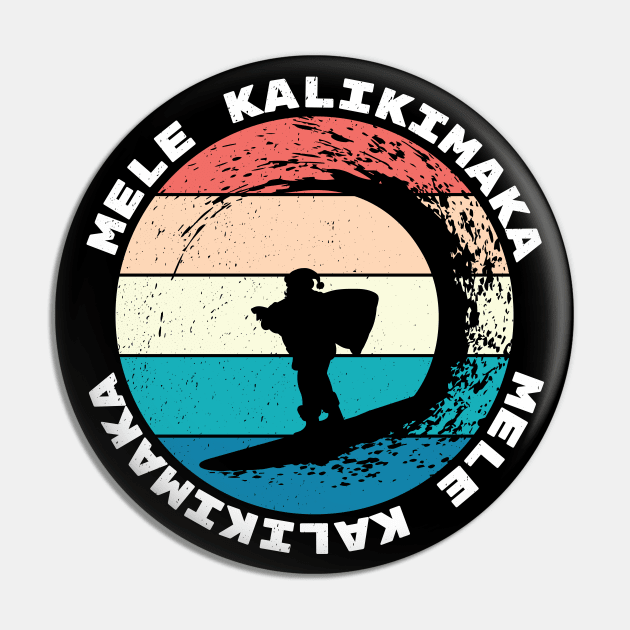 Mele Kalikimaka - Hawaiin Christmas Pin by Krishnansh W.