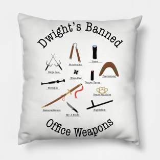 Banned Weapons Pillow