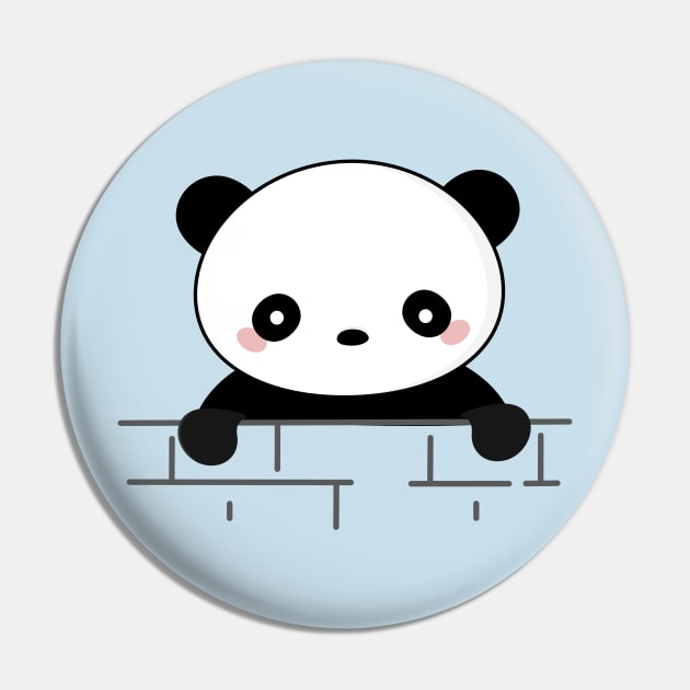 Panda Bear Is Kawaii T-Shirt Pin by happinessinatee