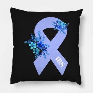 Irritable bowel syndrome awareness ribbon Pillow