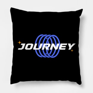 Journey // Blue Ring Pillow