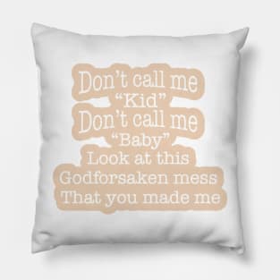 Illicit Affairs Tan Lyrics Pillow