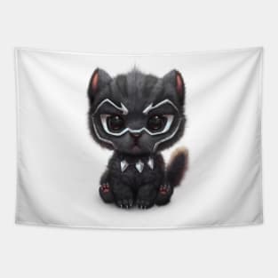 Black Panther Kitty Tapestry