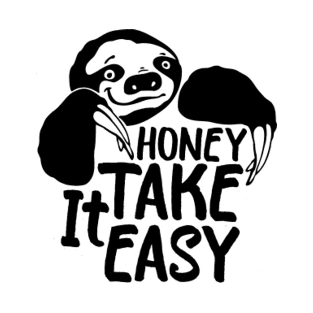 Download Sloth Svg Files Sloth Silhouette Svg Take It Easy Svg For ...
