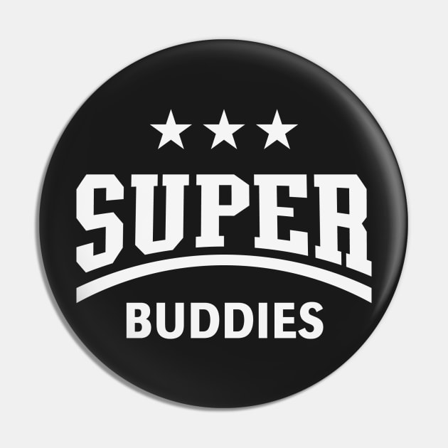Super Buddies (White) Pin by MrFaulbaum