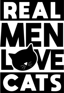 Real men love cats Magnet