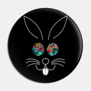 Cute Animal Face Bunny Rabbit Costume T-Shirt Pin