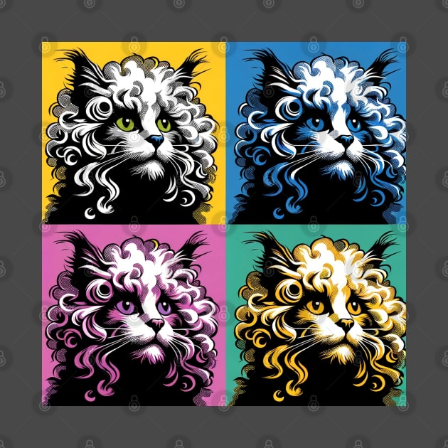 LaPerm Pop Art - Cat Lovers by PawPopArt